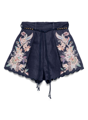zimmermann short pant womanrhiannon tuck short - 4558ass251 navmltpai