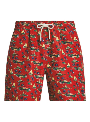 polo ralph lauren trunk hombre traveler-mid-trunk - 710963825001 island scenic red