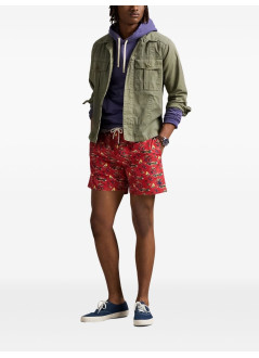 polo ralph lauren trunk hombre traveler-mid-trunk - 710963825001 island scenic red