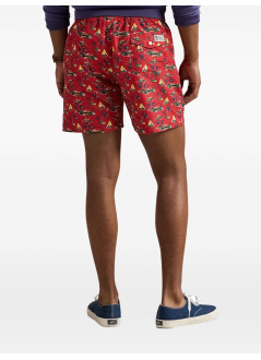 polo ralph lauren trunk hombre traveler-mid-trunk - 710963825001 island scenic red