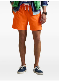 polo ralph lauren trunk hombre traveler-mid-trunk - 710963334001 sailing orange w surf clb bear