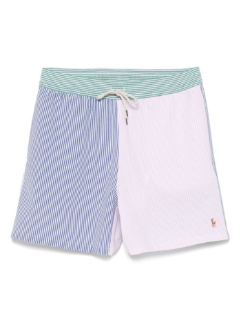 polo ralph lauren trunk hombre traveler-mid-trunk - 710963307001 seersucker preppy funshort