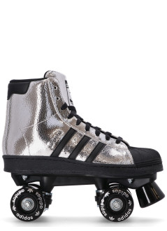 adidas originals sneaker mujer superstar 82 skate w - jh5522 silvmt cblack ftwwht
