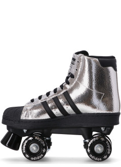 adidas originals sneaker mujer superstar 82 skate w - jh5522 silvmt cblack ftwwht