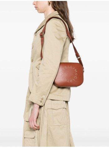 stella mccartney crossbody mujer logo camera bag eco embossed grainy alter mat - 700266wp0563 2215 2