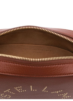 stella mccartney crossbody mujer logo camera bag eco embossed grainy alter mat - 700266wp0563 2215