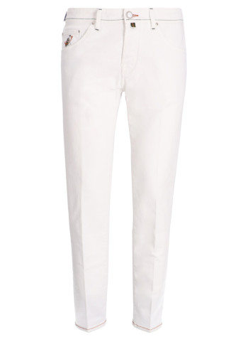 jacob cohen pantalon hombre pant5 pkt slim cropped carrot scott  washed - jumqm015s3848 w00d