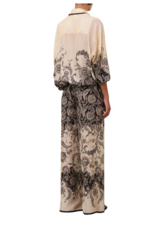 zimmermann pant  womanrhiannon relaxed pant - 3254pss251 crmblkflo
