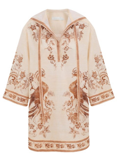 zimmermann dress womanascension tunic mini dress - 3320dss253 crtf