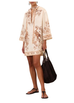 zimmermann dress womanascension tunic mini dress - 3320dss253 crtf