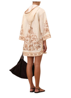 zimmermann dress womanascension tunic mini dress - 3320dss253 crtf