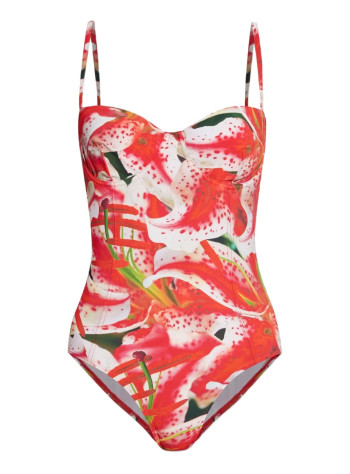 tory burch swimsuit womanprinted  underwire swimsuit - 167719651 651