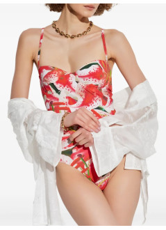 tory burch swimsuit womanprinted  underwire swimsuit - 167719651 651