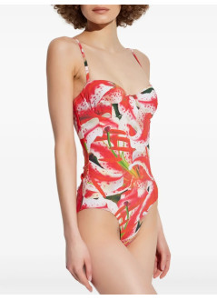 tory burch swimsuit womanprinted  underwire swimsuit - 167719651 651