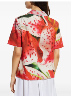 tory burch camiseria mujer lily cotton camp shirt - 170957651 651