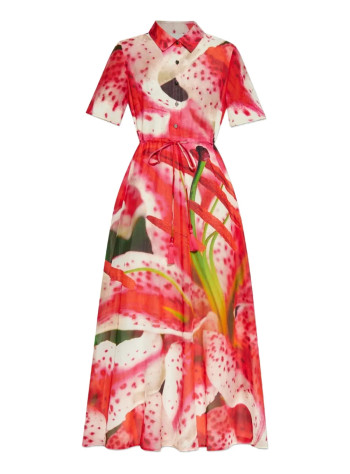 tory burch dress womanprinted shirt dress - 171136651 651