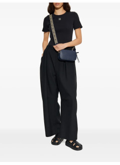 tory burch top mujer cotton rib logo tee - 170886002 002