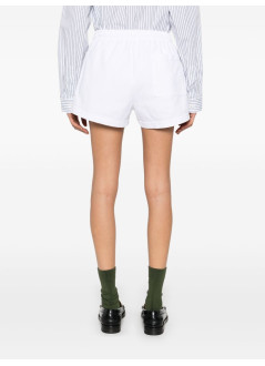 sporty & rich pantalon corto mujer serif logo disco short - sh037606300wh01 48
