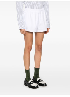 sporty & rich pantalon corto mujer serif logo disco short - sh037606300wh01 48