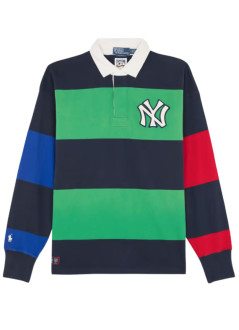 polo ralph lauren polo manlsrugbym2-long sleeve-rugby - 710967430001 aviator navy multi