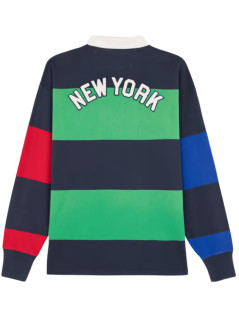 polo ralph lauren polo manlsrugbym2-long sleeve-rugby - 710967430001 aviator navy multi