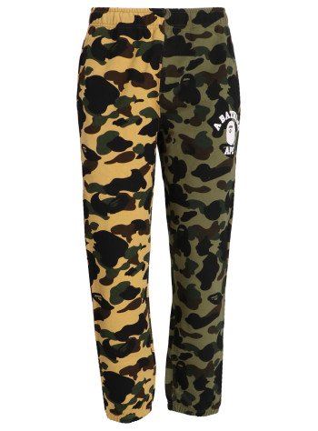 bape pant  man1st camo separate regular fit sweat pants m - 001ptl301008m multi