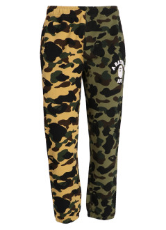 bape pant  man1st camo separate regular fit sweat pants m - 001ptl301008m multi