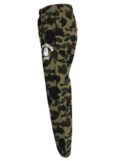 bape pant  man1st camo separate regular fit sweat pants m - 001ptl301008m multi