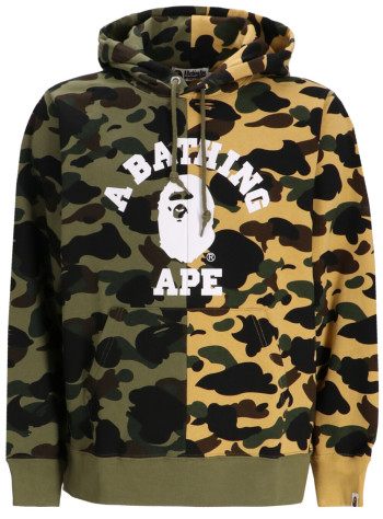 bape sweater man1st camo separate pullover hoodie m - 001ppl301007m multi