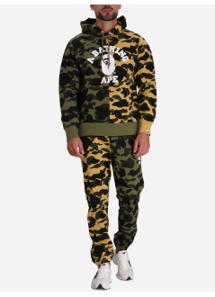 bape sudadera hombre 1st camo separate pullover hoodie m - 001ppl301007m multi