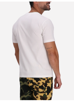 bape t-shirt manabc camo busy works tee m - 001tel301006m white x green