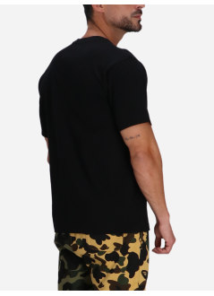 bape t-shirt man1st camo separate shark tee m - 001tel301018m black