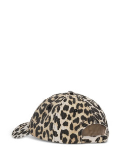 ganni cap womanwashed cotton canvas cap leo emb - a6898 943