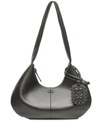ganni handbag womanganni bou bag hobo medium - a6865 067