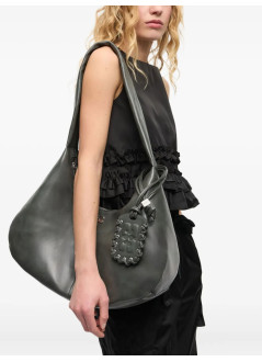 ganni handbag womanganni bou bag hobo medium - a6865 067