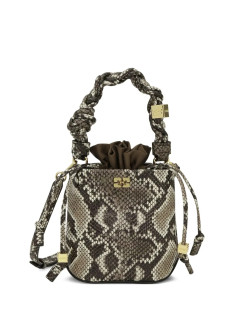 ganni crossbody mujer ganni bou bucket mini - a6702 135