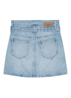 ganni skirt womansoft rigid denim mini skirt - j1744 564