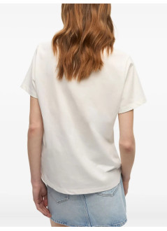 ganni top womanbasic cotton jersey grapes relaxed t shirt - t4230 135