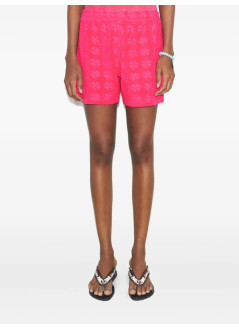 tory burch short pant womanterry jacquard logo short - 167178654 654