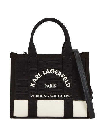karl lagerfeld crossbody womank rsg square mn tote col blk - a3w50027 1ug