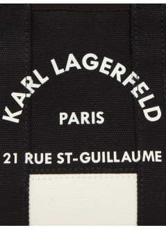 karl lagerfeld crossbody mujer k rsg square mn tote col blk - a3w50027 1ug