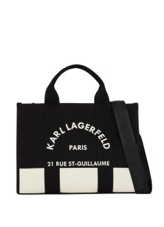 karl lagerfeld crossbody mujer k rsg square md tote col blk - a3w50025 1ug