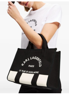 karl lagerfeld crossbody mujer k rsg square md tote col blk - a3w50025 1ug