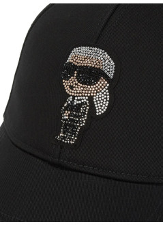 karl lagerfeld gorras mujer ikon rhinestones cap - a2w33062 999
