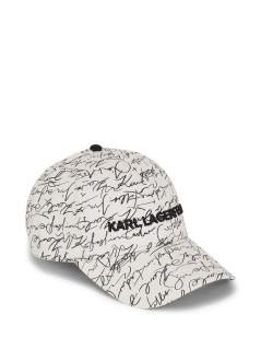 karl lagerfeld gorras mujer k essential scribble cap - a3w33024 b09