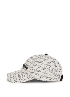 karl lagerfeld gorras mujer k essential scribble cap - a3w33024 b09