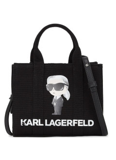 karl lagerfeld crossbody womanikon square mini e w tote - a3w50109 999