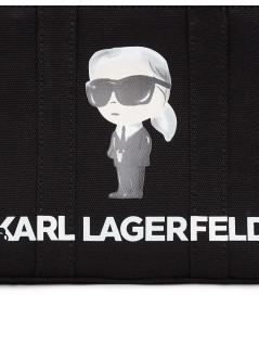 karl lagerfeld crossbody womanikon square mini e w tote - a3w50109 999