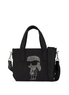 karl lagerfeld crossbody mujer ikon rhinestone sm shopper - a3w50023 999