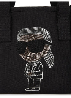 karl lagerfeld crossbody mujer ikon rhinestone sm shopper - a3w50023 999